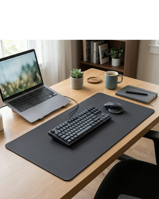 Grwnx Large Gaming Mouse Pad Rubber Base 35.4 x 15.7 in Charcoal