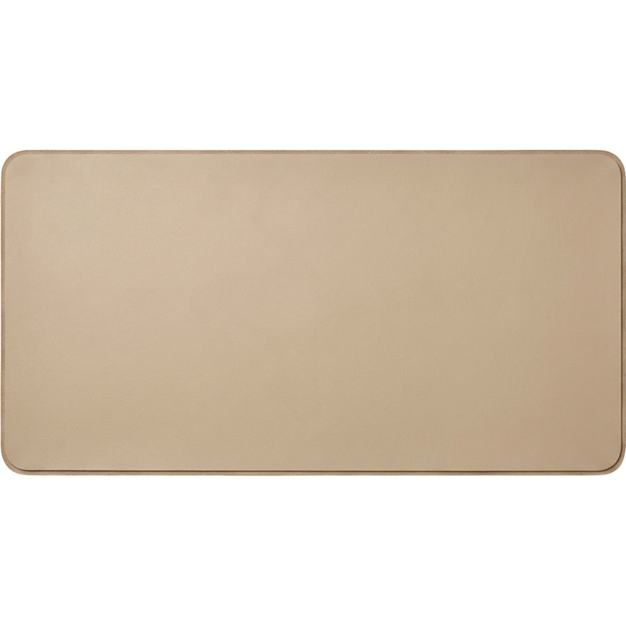 Grwnx Arcstone PU Leather Desk Pad 31.5 x 15.7 in Sandstone