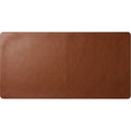 Grwnx Waterproof Desk Mat PU Leather 31.5 x 15.7 in Brown