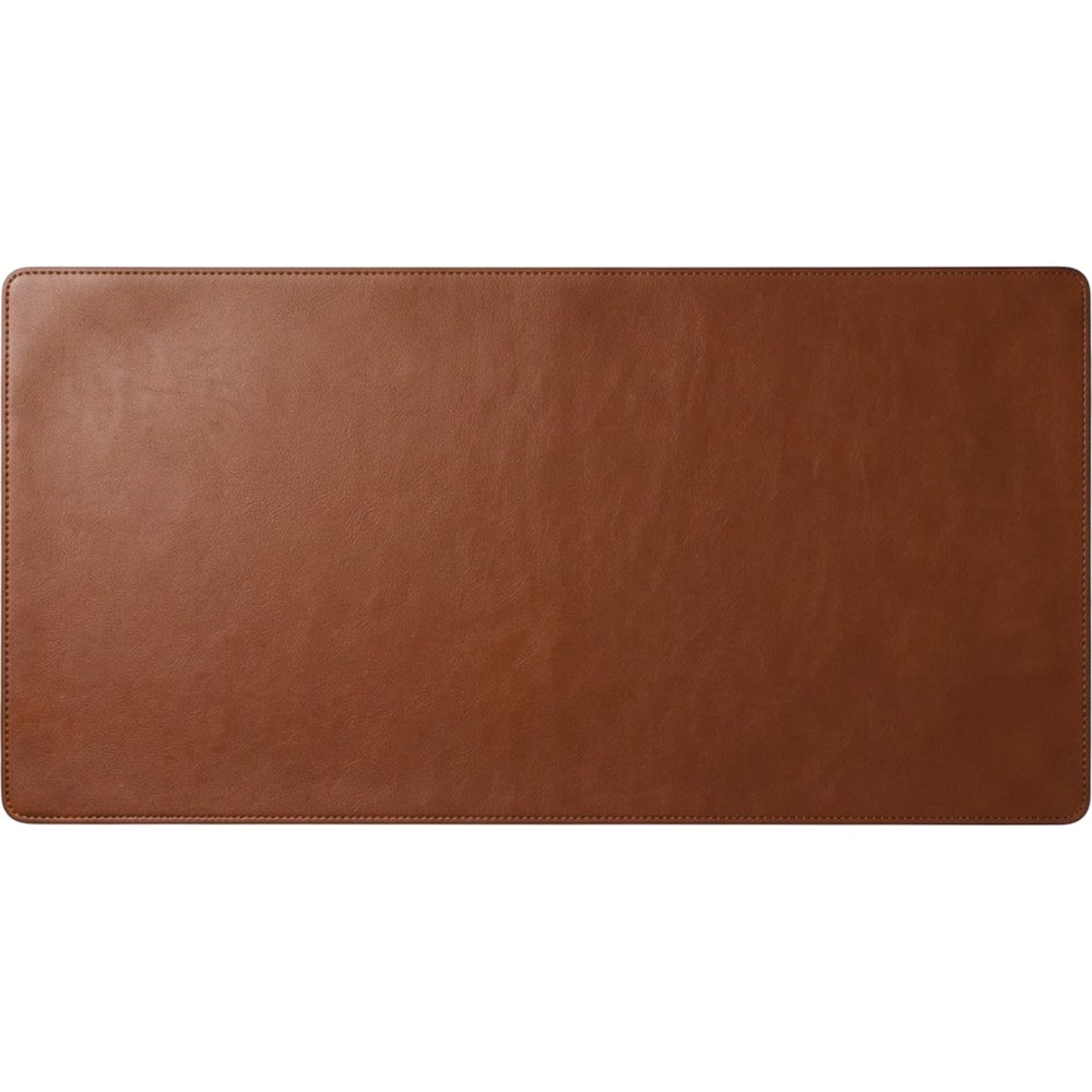 Grwnx Waterproof Desk Mat PU Leather 31.5 x 15.7 in Brown