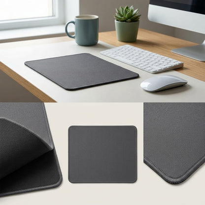 Grwnx Compact Mouse Pad Non-Slip Rubber Base 9.8 x 8.3 in Gray